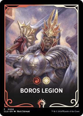 Boros Legion Theme Card card from Ravnica: Clue Edition