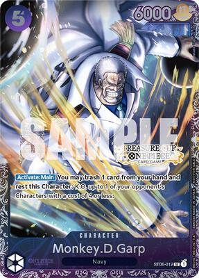 Monkey.D.Garp (Treasure Cup) card from One Piece Promotion Cards