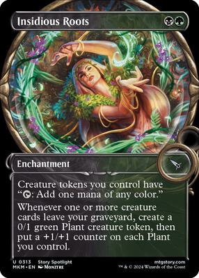 Insidious Roots (Showcase) card from Murders at Karlov Manor