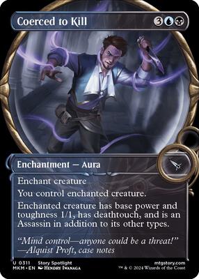 Coerced to Kill (Showcase) card from Murders at Karlov Manor