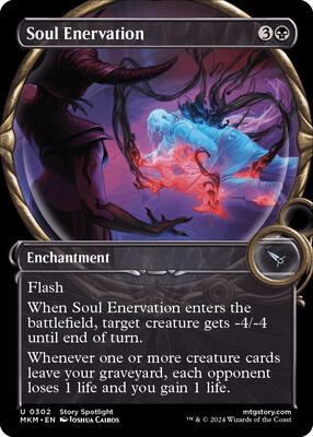 Soul Enervation (Showcase) card from Murders at Karlov Manor