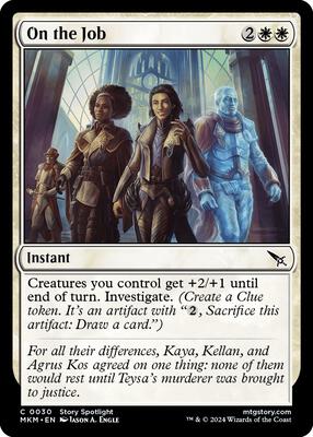 On the Job card from Murders at Karlov Manor