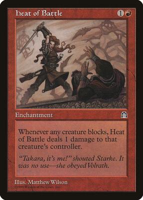 Heat of Battle card from Stronghold