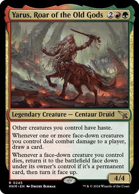 Yarus, Roar of the Old Gods card from Murders at Karlov Manor