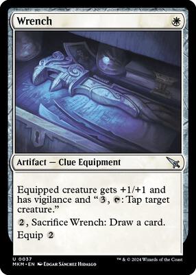 Wrench card from Murders at Karlov Manor