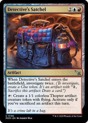 Detective's Satchel card from Murders at Karlov Manor