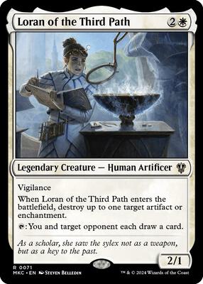 Loran of the Third Path card from Commander: Murders at Karlov Manor