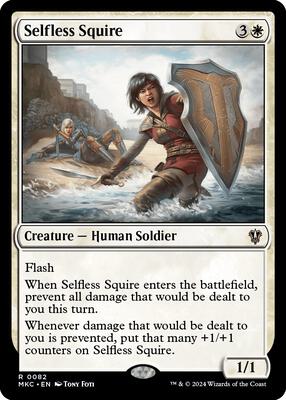 Selfless Squire card from Commander: Murders at Karlov Manor