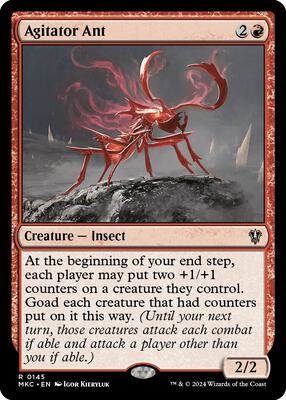 Agitator Ant card from Commander: Murders at Karlov Manor