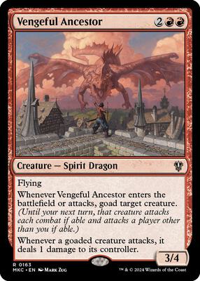 Vengeful Ancestor card from Commander: Murders at Karlov Manor
