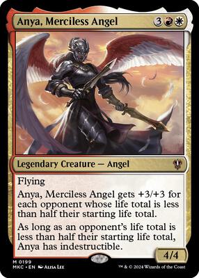 Anya, Merciless Angel card from Commander: Murders at Karlov Manor