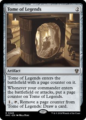 Tome of Legends card from Commander: Murders at Karlov Manor