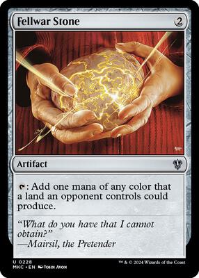 Fellwar Stone card from Commander: Murders at Karlov Manor