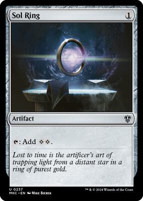 Sol Ring card from Commander: Murders at Karlov Manor