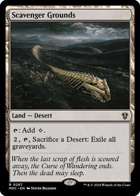 Scavenger Grounds card from Commander: Murders at Karlov Manor