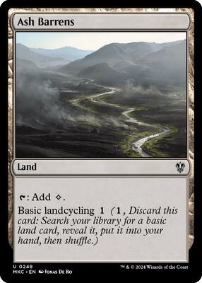 Ash Barrens card from Commander: Murders at Karlov Manor