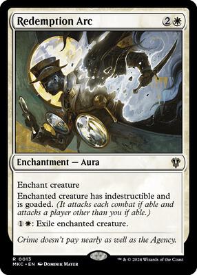Redemption Arc card from Commander: Murders at Karlov Manor
