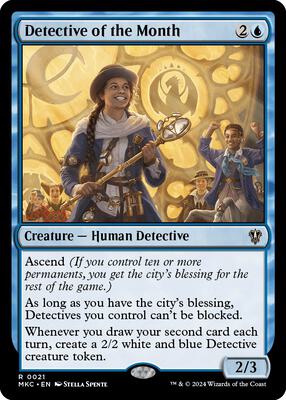 Detective of the Month card from Commander: Murders at Karlov Manor