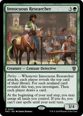 Innocuous Researcher card from Commander: Murders at Karlov Manor