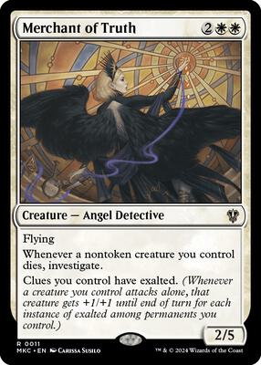 Merchant of Truth card from Commander: Murders at Karlov Manor