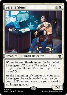 Serene Sleuth card from Commander: Murders at Karlov Manor