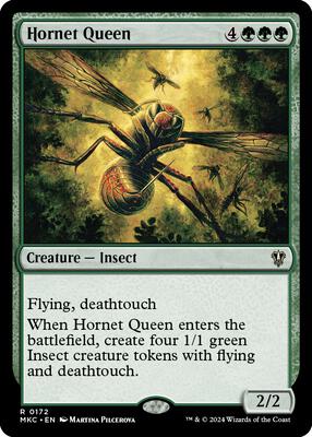 Hornet Queen card from Commander: Murders at Karlov Manor