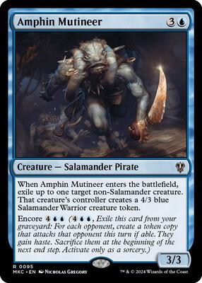 Amphin Mutineer card from Commander: Murders at Karlov Manor