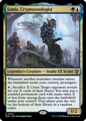 Lonis, Cryptozoologist card from Commander: Murders at Karlov Manor