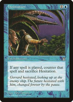 Hesitation card from Stronghold