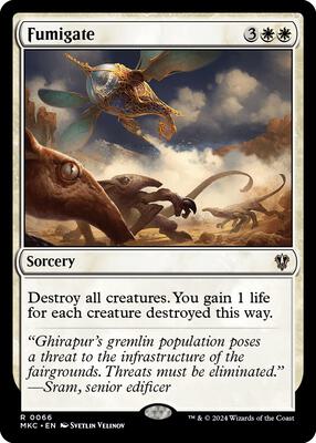 Fumigate card from Commander: Murders at Karlov Manor