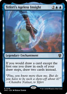 Teferi's Ageless Insight card from Commander: Murders at Karlov Manor