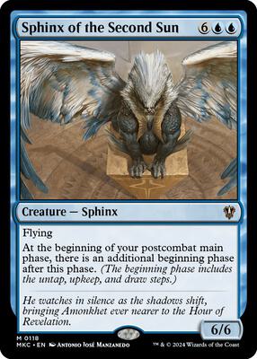 Sphinx of the Second Sun card from Commander: Murders at Karlov Manor