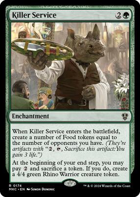 Killer Service card from Commander: Murders at Karlov Manor