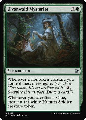 Ulvenwald Mysteries card from Commander: Murders at Karlov Manor