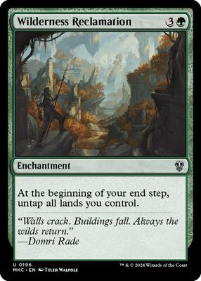 Wilderness Reclamation card from Commander: Murders at Karlov Manor