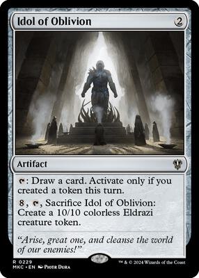 Idol of Oblivion card from Commander: Murders at Karlov Manor
