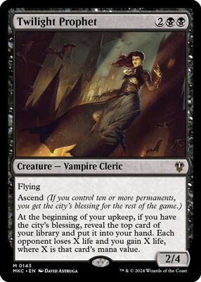Twilight Prophet card from Commander: Murders at Karlov Manor