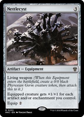 Nettlecyst card from Commander: Murders at Karlov Manor