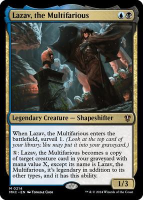 Lazav, the Multifarious card from Commander: Murders at Karlov Manor