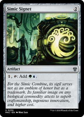 Simic Signet card from Commander: Murders at Karlov Manor