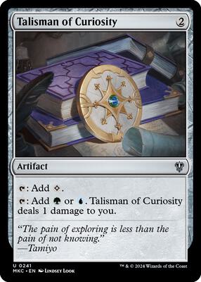 Talisman of Curiosity card from Commander: Murders at Karlov Manor