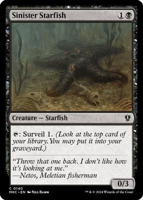 Sinister Starfish card from Commander: Murders at Karlov Manor