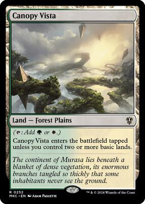 Canopy Vista card from Commander: Murders at Karlov Manor