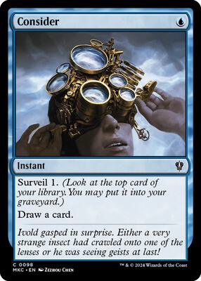Consider card from Commander: Murders at Karlov Manor