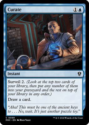 Curate card from Commander: Murders at Karlov Manor