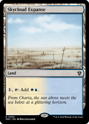 Skycloud Expanse card from Commander: Murders at Karlov Manor