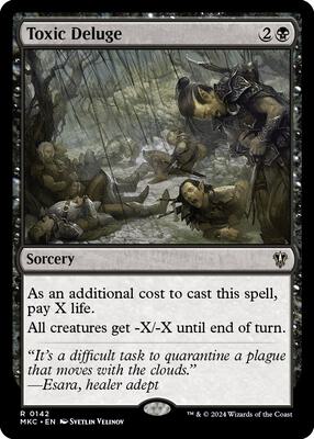 Toxic Deluge card from Commander: Murders at Karlov Manor