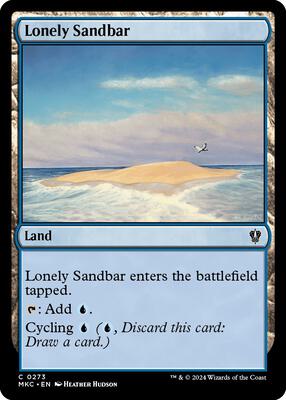 Lonely Sandbar card from Commander: Murders at Karlov Manor