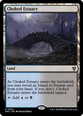 Choked Estuary card from Commander: Murders at Karlov Manor