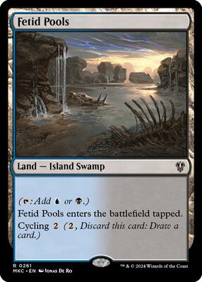 Fetid Pools card from Commander: Murders at Karlov Manor